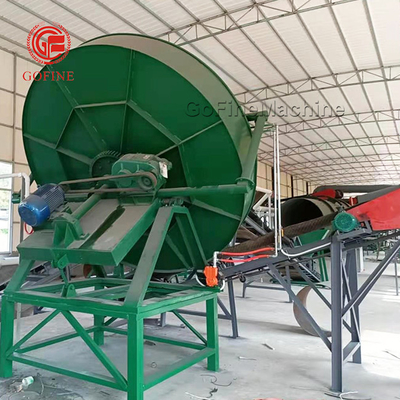 3-5T / H Capacity Disc Granulator Fertilizer Production Line với sản xuất hạt