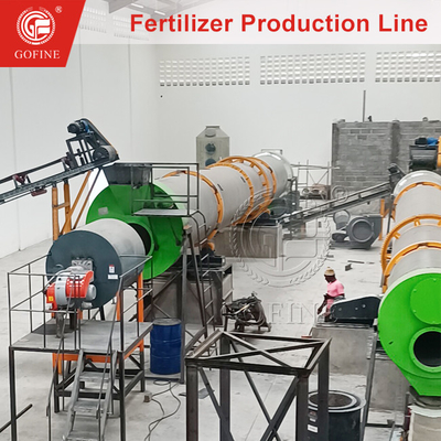 1 tấn/giờ NPK Granulator Organic Fertilizer Production Line Nhà máy sản xuất hợp chất