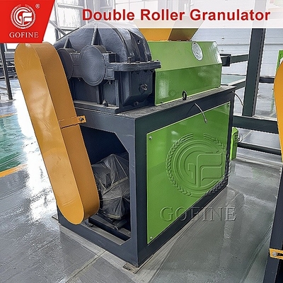 Khả năng sản xuất 1-2T / H Granulator phân bón cuộn hai với cuộn 300x150mm