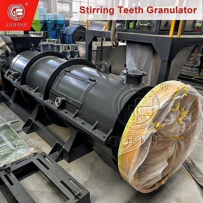 Hình cầu hình cầu phân bón hữu cơ Granulator 15kw Cơ cấu hợp lý Máy