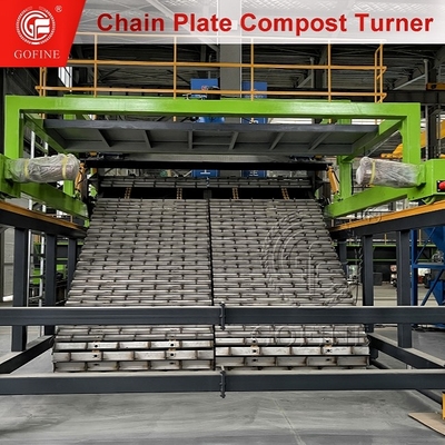 Hệ thống sản xuất phân bón hữu cơ Windrow lớn