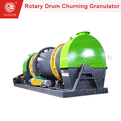 Phương pháp Granulation ẩm Máy Granulator Rotary Drum Churning