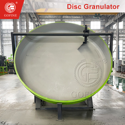 Đường dây sản xuất Granulator đĩa Granulator ẩm cho phân bón hữu cơ