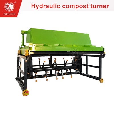 Máy trộn phân bón nâng thủy lực để sản xuất phân bón hữu cơ bền vững