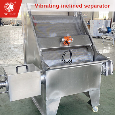 1 năm Thời hạn sử dụng phân bón khí sinh học bùn Vibrating Manure Dehydrator