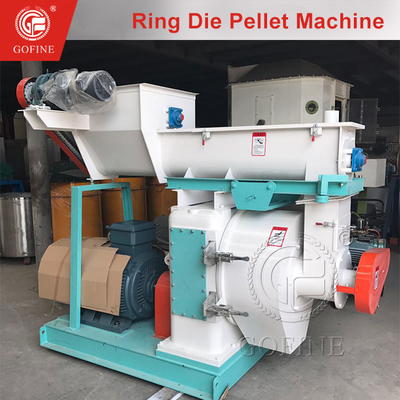 1-8 tấn / giờ Capacity chất lượng cao phân bón Pellet Making Machine Ring Die Pelletizer