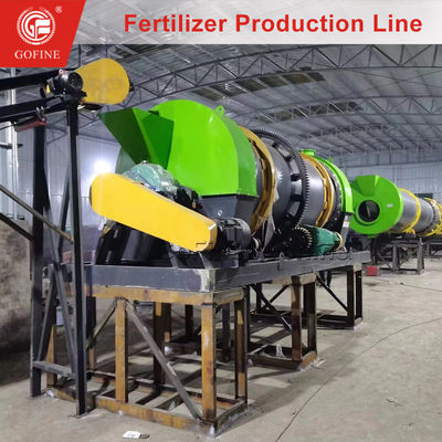 Dự án nhà máy bột phân bón máy trộn pelletizer xoay