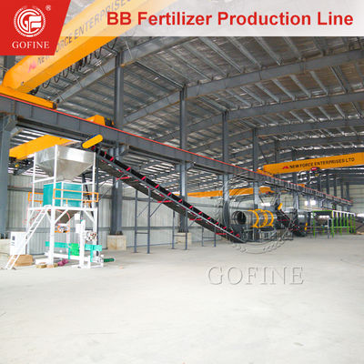 Đường dây sản xuất phân bón BB đơn giản với nhà máy phân bón pha trộn hàng loạt