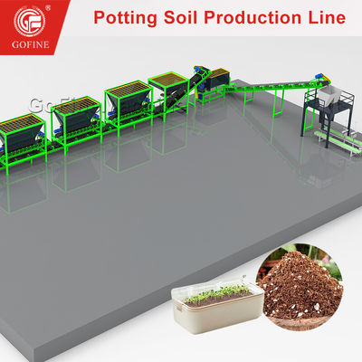 Trộn đất làm vườn trong nhà kính thương mại