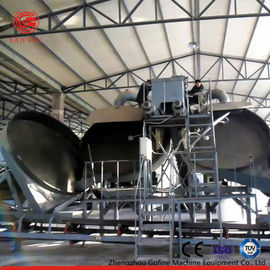 Dây chuyền sản xuất phân bón hợp chất NPK tiết kiệm năng lượng 5 tấn / giờ tạo hạt đĩa