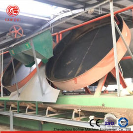 Phân bón hữu cơ Pan Granulator Tiết kiệm năng lượng Năng suất sản xuất cao