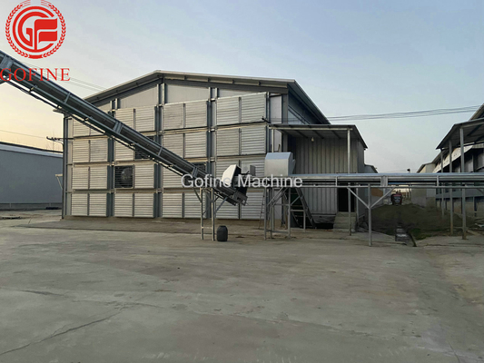 Thiết bị lên men phân bón hữu cơ hình trụ 110KW Bể ủ bằng thép cacbon